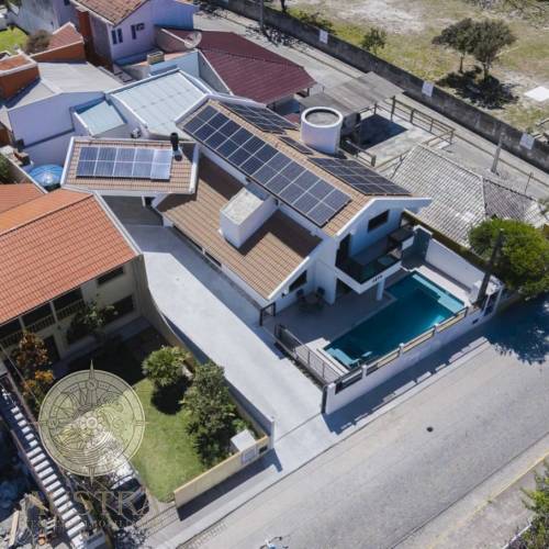 Casa para at� 22 pessoas com piscina aquecida